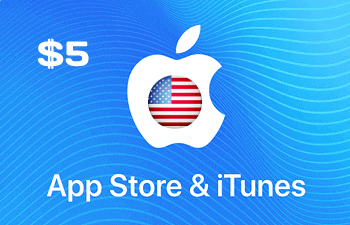 $5 Apple iTunes Gift Card - USA